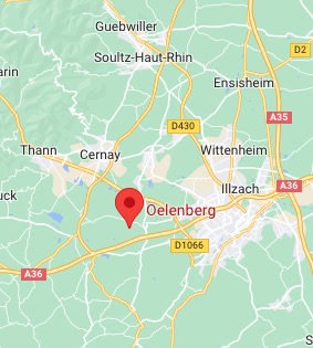 Plan d'accès Abbaye Oelenberg